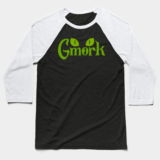 Gmork Eyes #2 Baseball T-Shirt by The Neverending Story